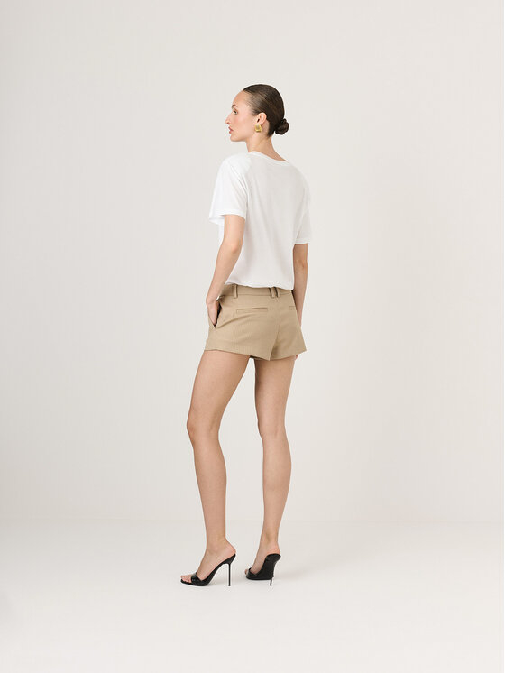 La Mania La Mania Pantaloncini sportivi MINNY Beige Classic Fit