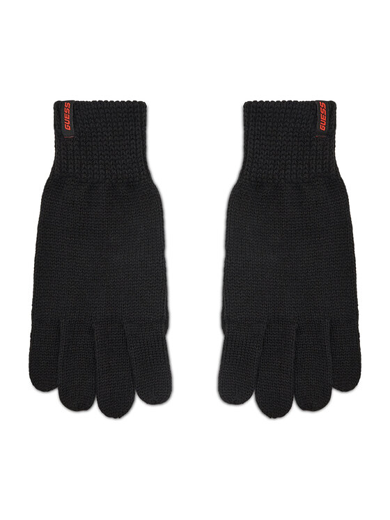 Guess Мъжки ръкавици AM9022 POL02 Черен