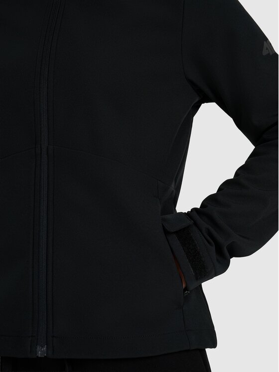 4F 4F Kurtka wielofunkcyjna MIDSHOP TEXTILE Czarny Authentic Slim Fit