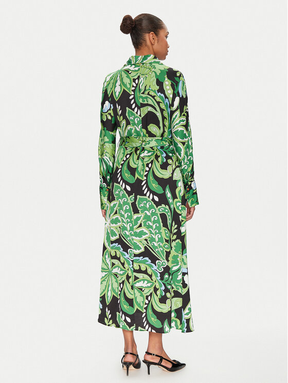 LOLA CASADEMUNT LOLA CASADEMUNT Vestito chemisier MS2516019 Verde Regular Fit