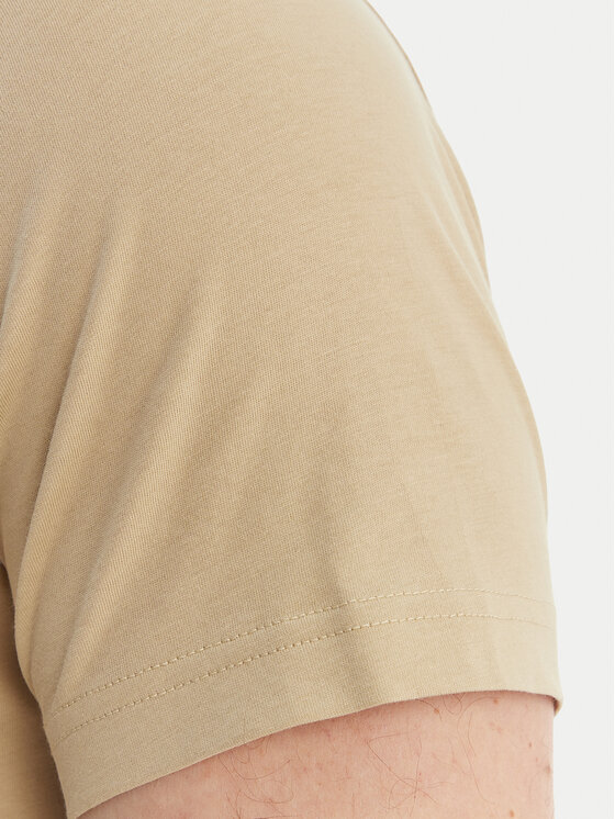 Gant Gant T-Shirt Shield 2003185 Beżowy Slim Fit