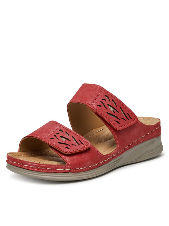 Clara Barson Clara Barson Pantoletten WYL05010-11 Rot