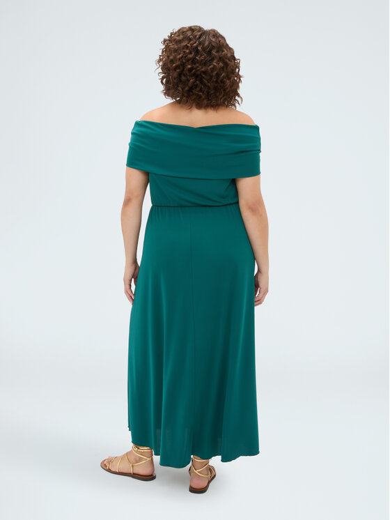 Fiorella Rubino Fiorella Rubino Sukienka wieczorowa 7004L001302N015 Zielony A-Line Fit