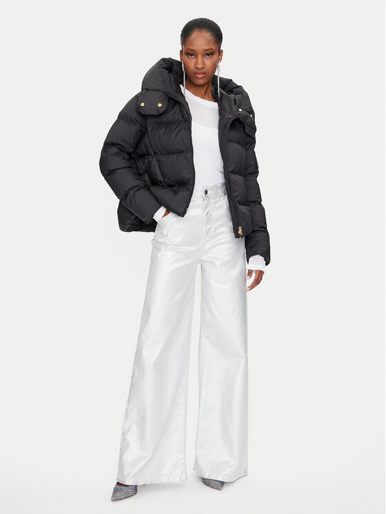 PINKO PINKO Zimné bundy Giza Imbottito 101602 A1ZV Čierna Regular Fit