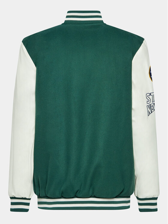 Brave Soul Brave Soul Kurtka bomber LJK-TEASEPKB Zielony Regular Fit
