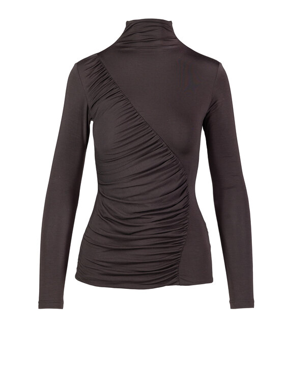 BENU BENU Bluzka AW25 Brązowy Regular Fit