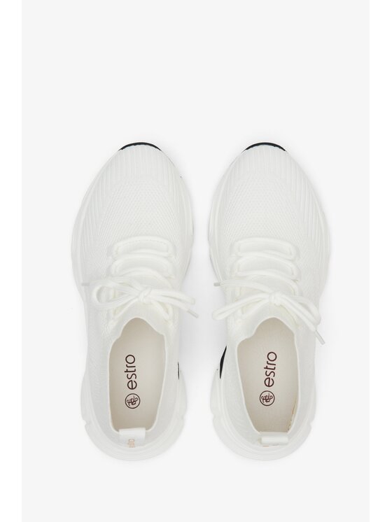 Estro Estro Sneakersy ER00113224 Biały