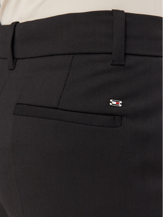 Tommy Hilfiger Tommy Hilfiger Chino hlače Timeless WW0WW51718 Črna Slim Fit