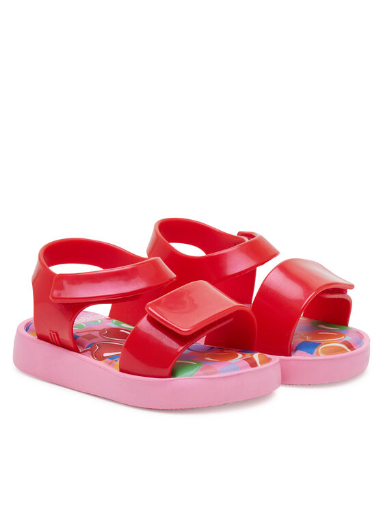 Melissa Melissa Sandály Mini Melissa Jump Print Bb 33663 Červená