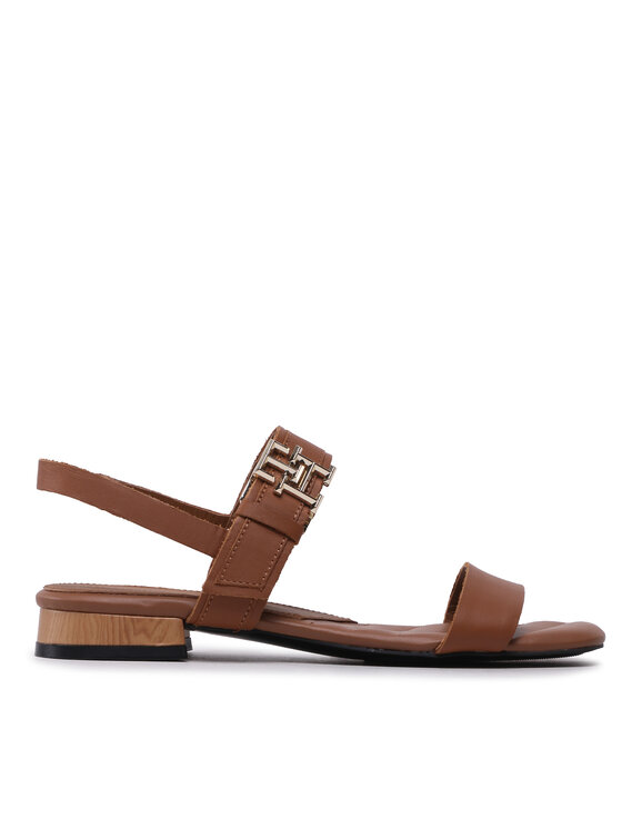Tommy Hilfiger Tommy Hilfiger Σανδάλια Hardware Flat Sandal FW0FW07094 Καφέ