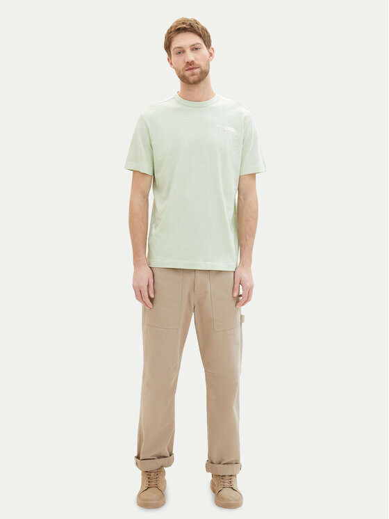 Tom Tailor Tom Tailor T-Shirt 1040821 Zielony Regular Fit