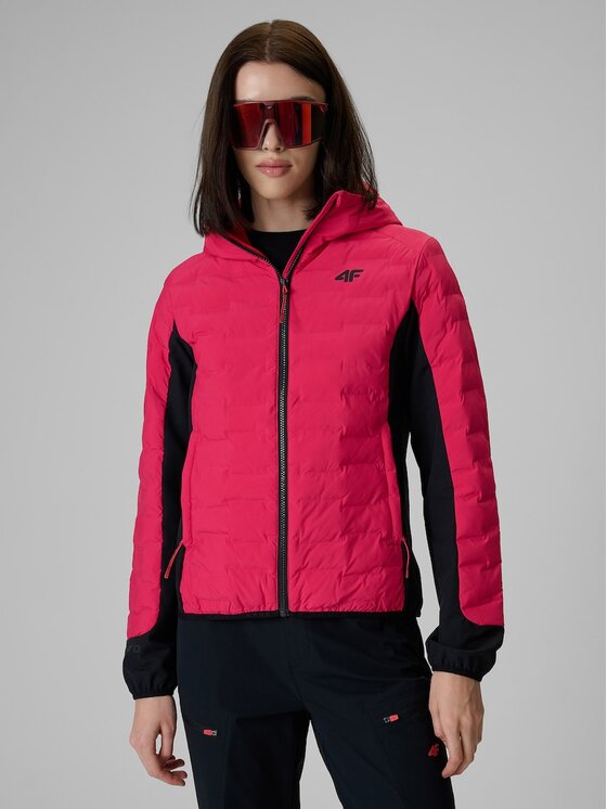 4F 4F Outdoorová bunda 4FWSS26TDJAF0850-53S Růžová Slim Fit