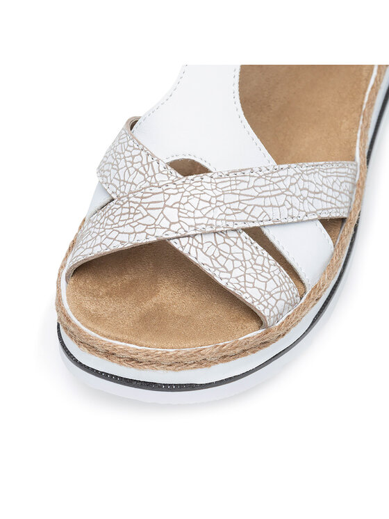 Rieker Rieker Sandalen V7919-80 Weiß