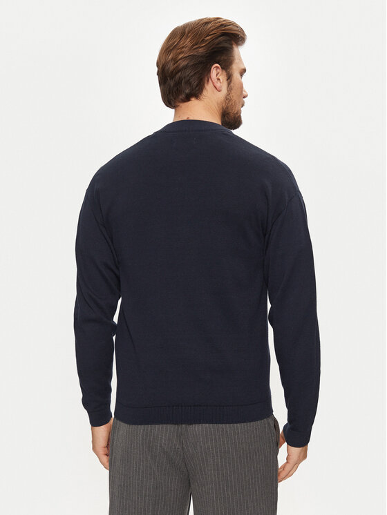 Jack&Jones Jack&Jones Mikina Calvin 12269128 Tmavomodrá Relaxed Fit