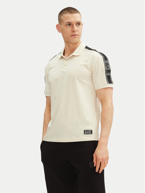 EA7 Emporio Armani EA7 Emporio Armani Poloshirt 7M000139 AF10375 U1079 Écru Regular Fit