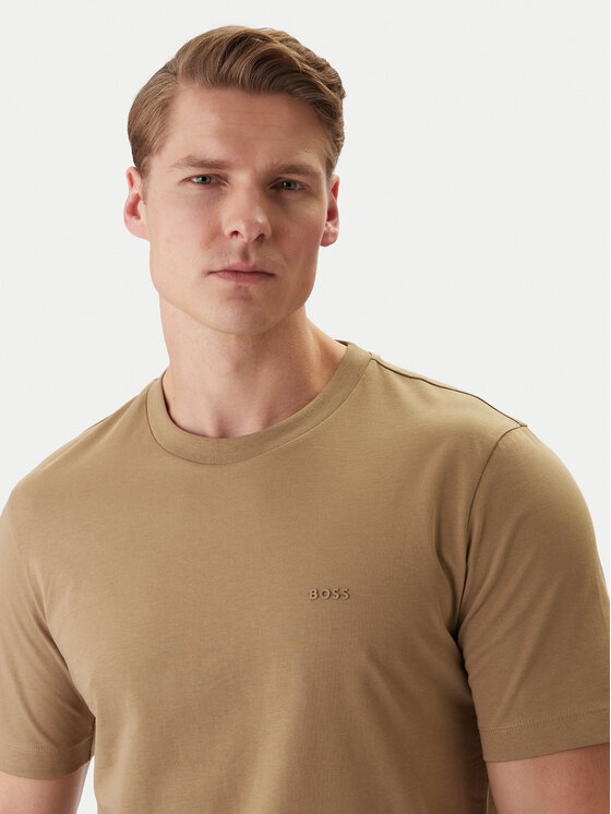 BOSS BOSS Póló Thompson 01 50468347 Khaki Regular Fit