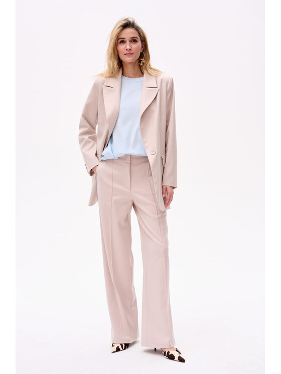 blue shadow blue shadow Marynarka Luna Beżowy Regular Fit