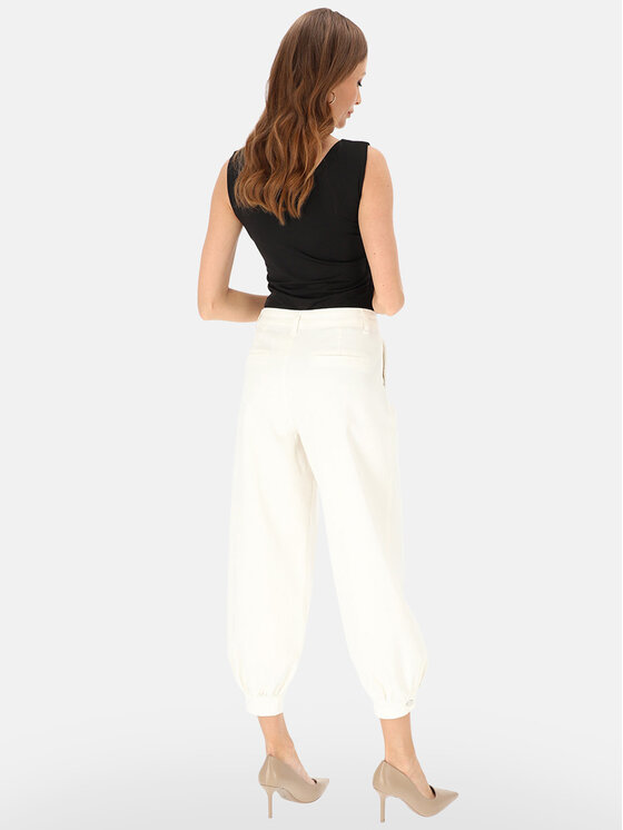 L’AF L’AF Jeansy Hera Biały Wide Leg