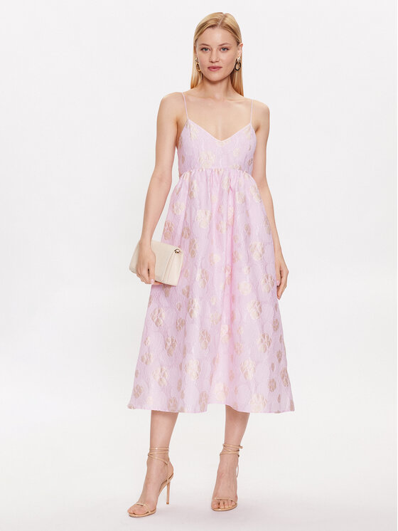 Custommade Custommade Коктейлна рокля Kornelia 999395467 Розов Regular Fit