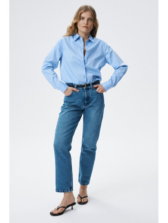 MARI PRETI MARI PRETI Košile Elysian Modrá Regular Fit
