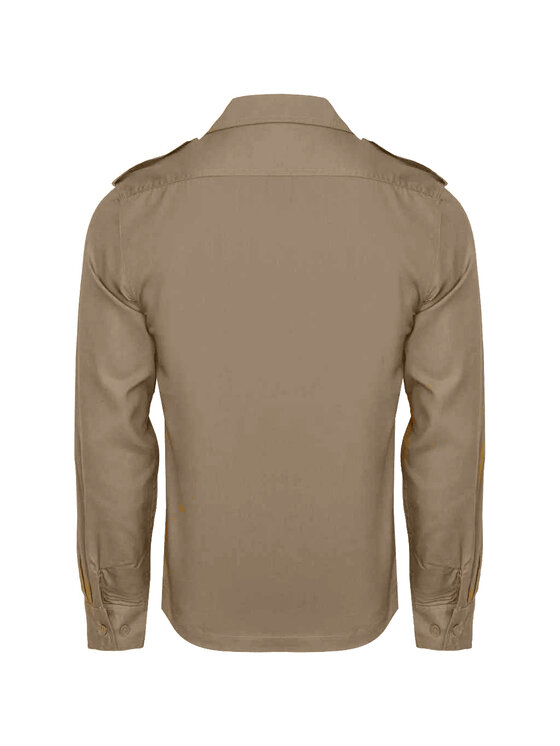 Brandit Brandit Koszula 4102.3.L Beżowy Regular Fit