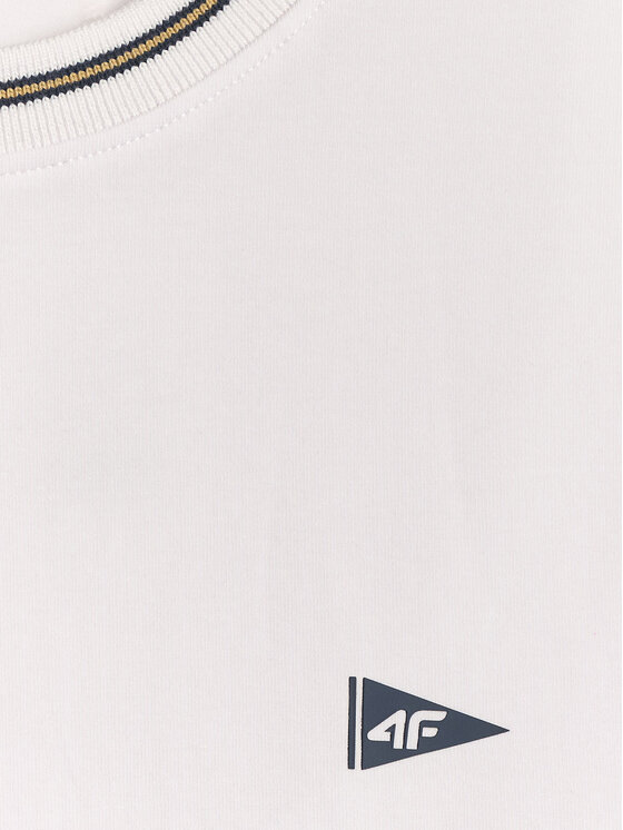 4F 4F T-Shirt LAKESIDE ESCAPE Biały Regular Fit