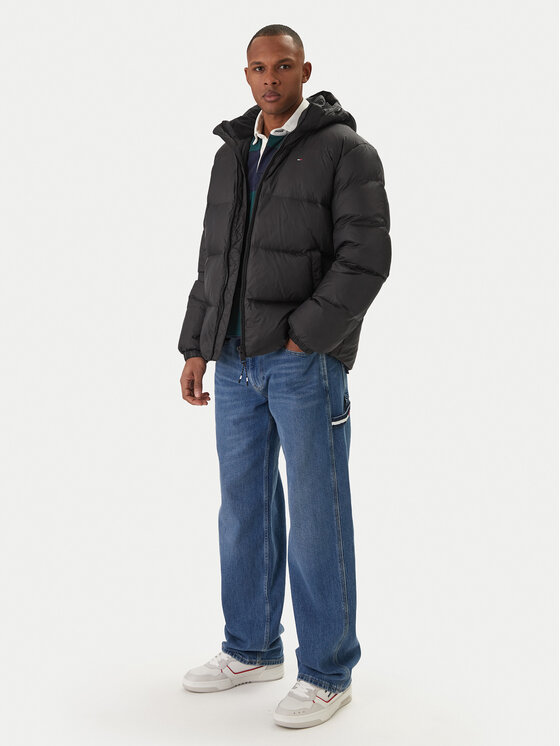 Tommy Jeans Tommy Jeans Μπουφάν πουπουλένιο Essential DM0DM19786 Μαύρο Regular Fit