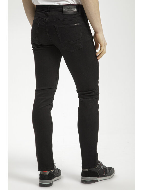 Cross Jeans Cross Jeans Jeansy E 169-069 Czarny Tapered Leg