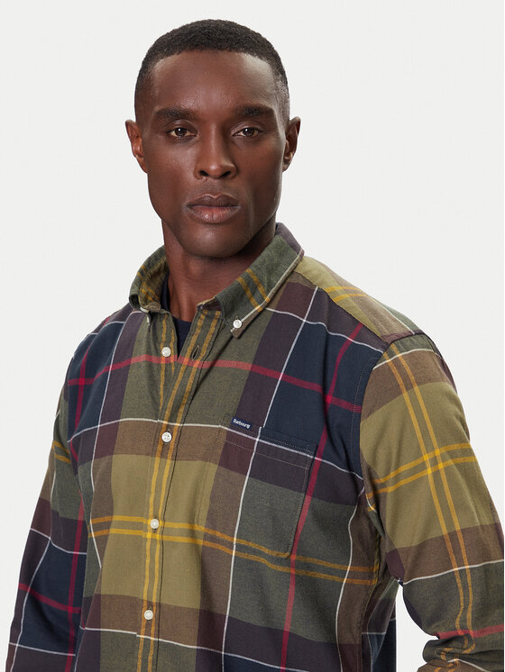 Barbour Barbour Krekls Glendale MSH4992TN52 Zaļš Regular Fit