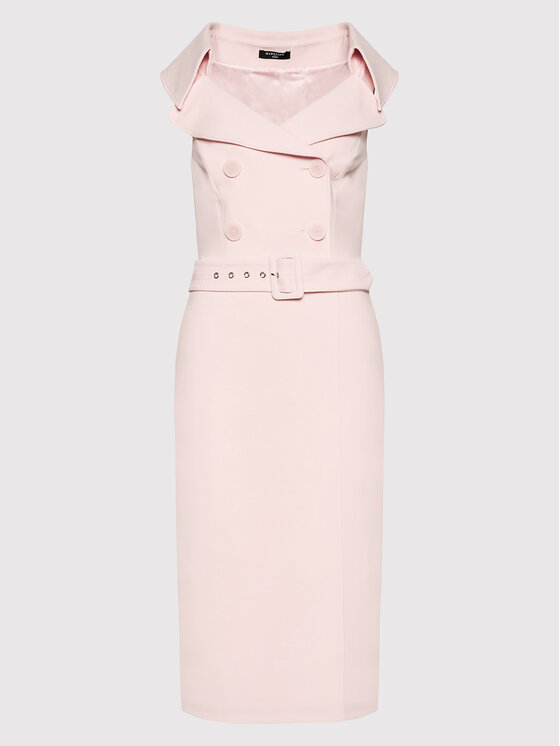 Marciano Guess Kleid für den Alltag 2GGK29 8502Z Rosa Slim Fit 