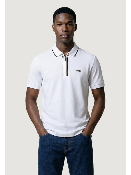 BOSS BOSS Polo Philix GOC 10272836 Bianco Casual Fit