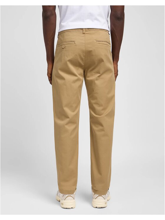 Lee Lee Chinosy CHINO Niebieski Regular Fit