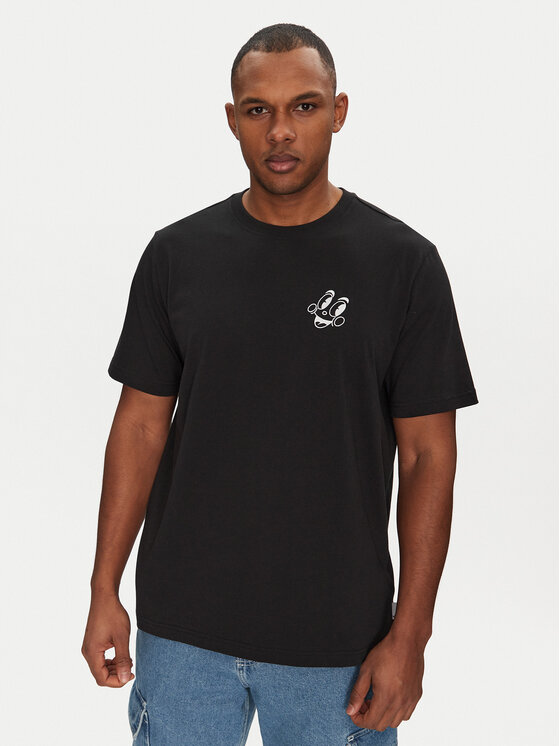 adidas adidas T-Shirt JN7032 Czarny Loose Fit