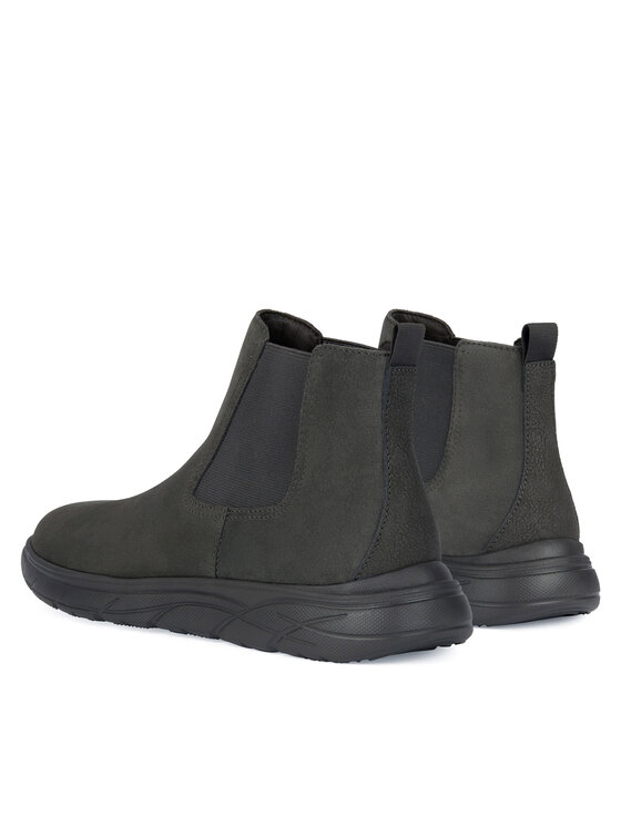 Geox Geox Kotníková obuv s elastickým prvkem U Portello U36E1A 022EK C6372 Hnědá