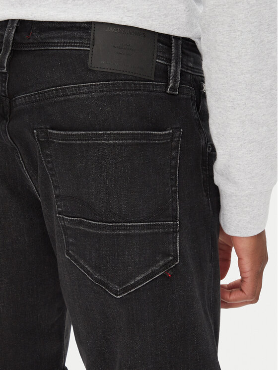 Jack & Jones Jack & Jones Pantaloni scurți de blugi Rick 12269608 Negru Regular Fit