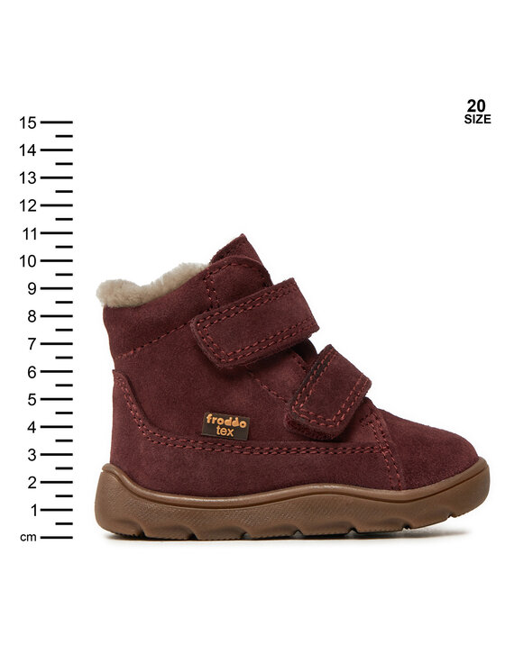 Froddo Froddo Csizma Zeru Tex Furry Barefoot G2110149-5 M Piros