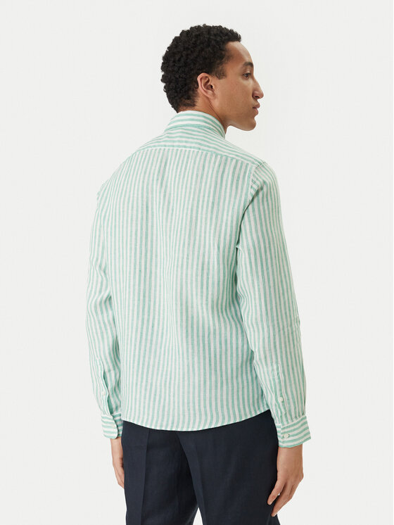 BOSS BOSS Cămașă H-Liam 50560595 Verde Regular Fit