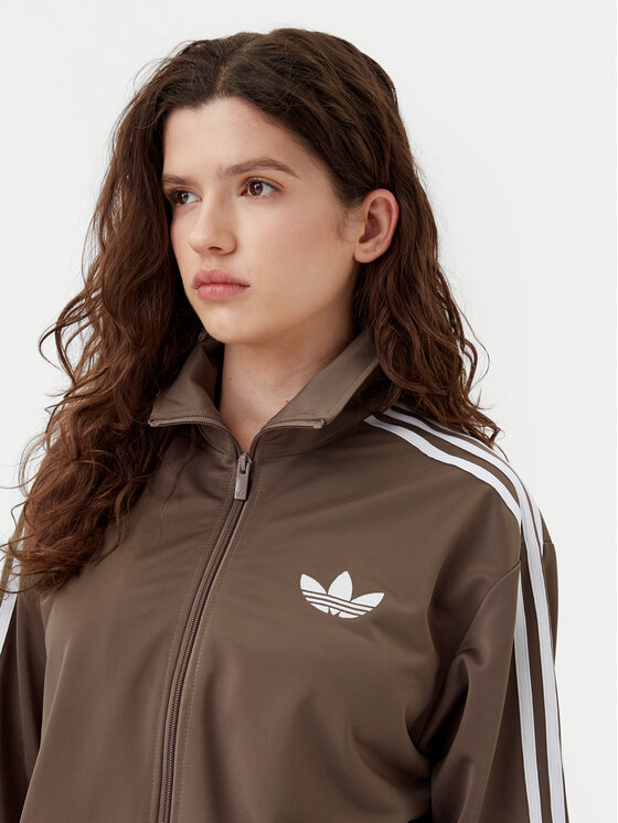 adidas adidas Суитшърт adicolor Classic Firebird JC8253 Бежов Loose Fit