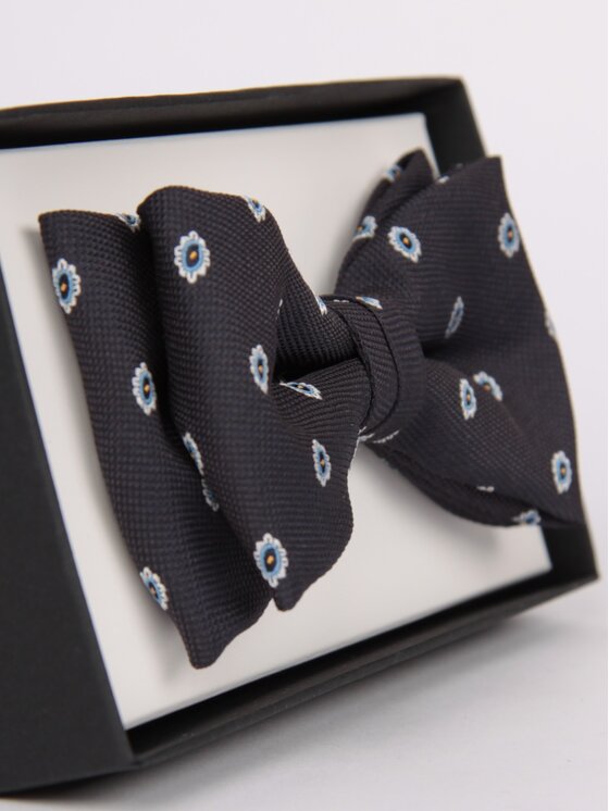 ELSNER ELSNER Παπιγιόν BUTTERFLY Z JEDWABNEGO ŻAKARDU A5373 Γκρι