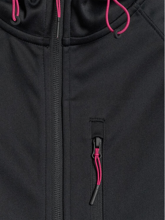 4F 4F Kurtka przejściowa MIDSHOP TEXTILE Czarny Slim Fit