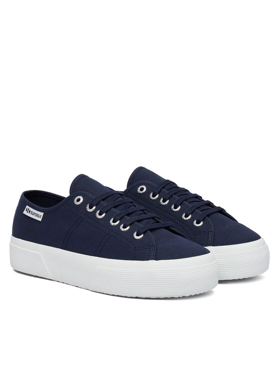 Superga Superga Teniszcipő Platform Leggera S2142ZW Sötétkék