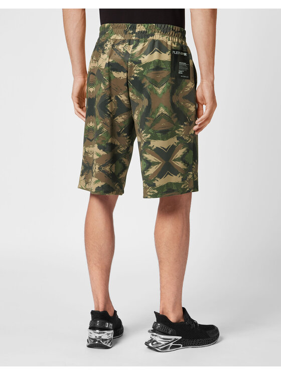 Plein Sport Plein Sport Pantaloncini 533 Nero Jogger Fit
