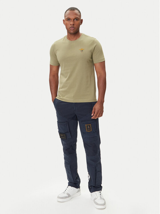 Aeronautica Militare Aeronautica Militare Hlače 252PA1387UCT0149 Tamnoplava Regular Fit