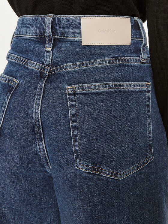 Calvin Klein Calvin Klein Traperice K20K207267 Tamnoplava Wide Leg