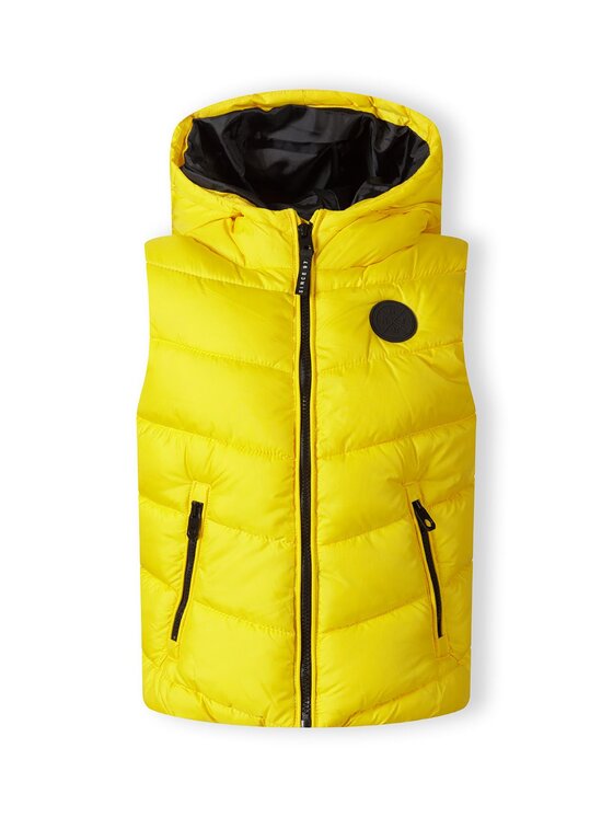 MINOTI MINOTI Kamizelka 19gilet42 Żółty Regular Fit