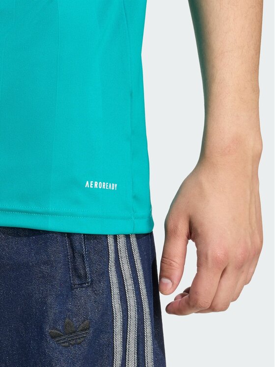 adidas adidas Koszulka techniczna 158373 Turkusowy Slim Fit