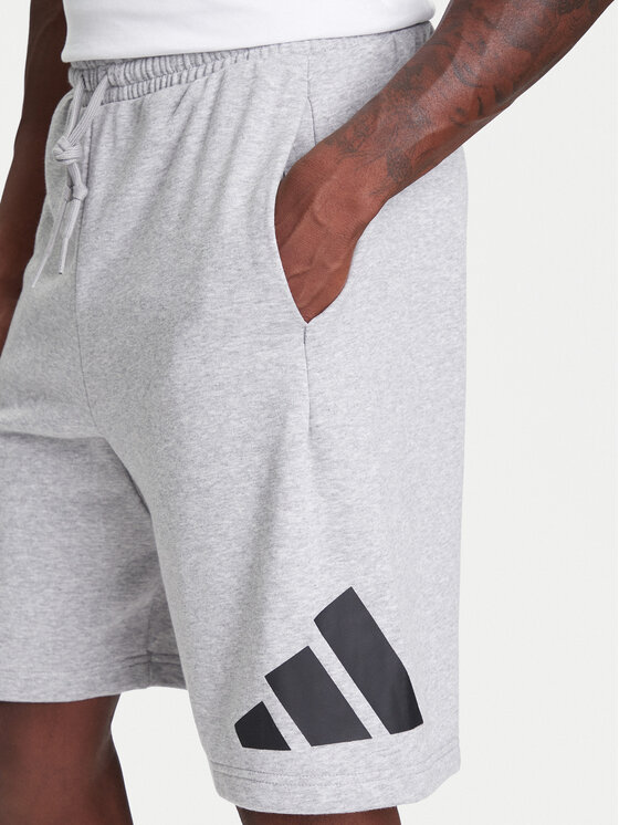 adidas adidas Sportske kratke hlače Essentials Big Logo JE8957 Siva Regular Fit