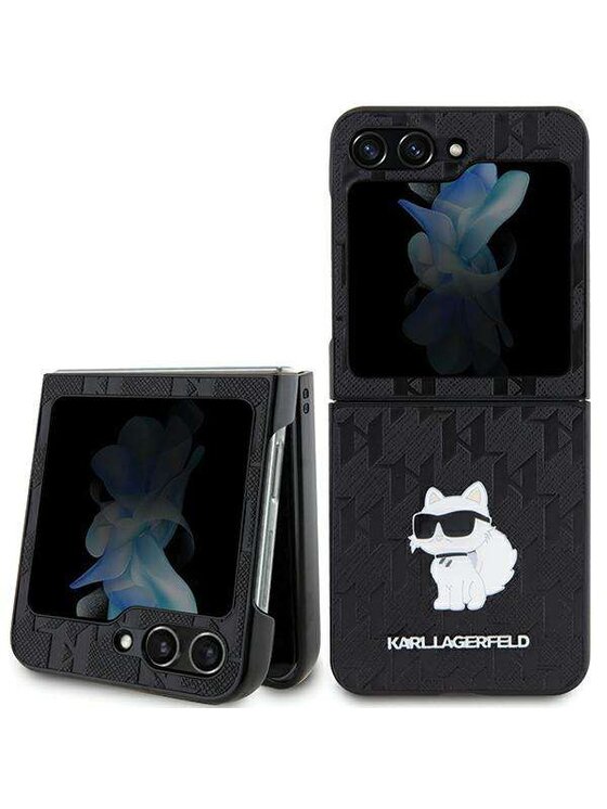 KARL LAGERFELD KARL LAGERFELD Etui na telefon Samsung Galaxy Z Flip5 Czarny