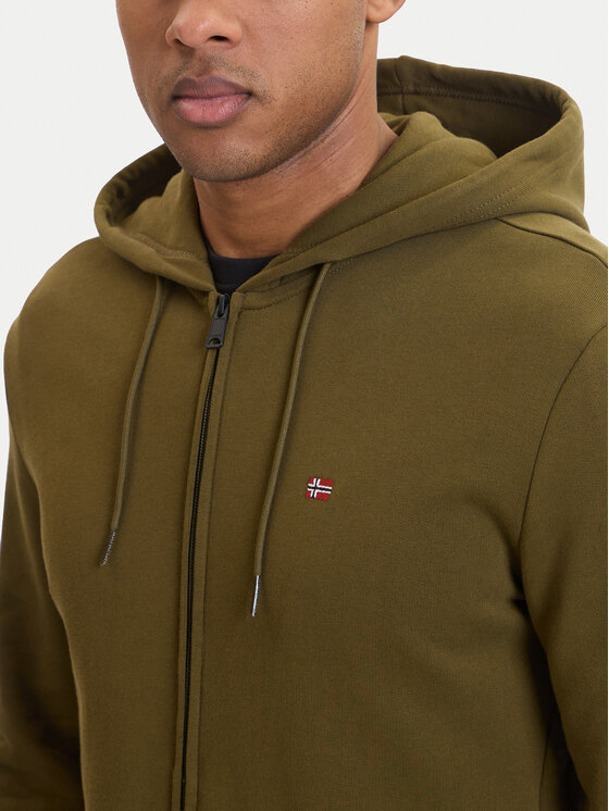 Napapijri Napapijri Bluza Balis NP0A4HHV Zielony Regular Fit