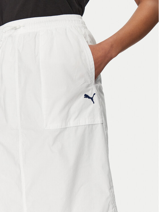 Puma Puma Φούστα σε γραμμή Α Future Archive 629784 Λευκό Relaxed Fit